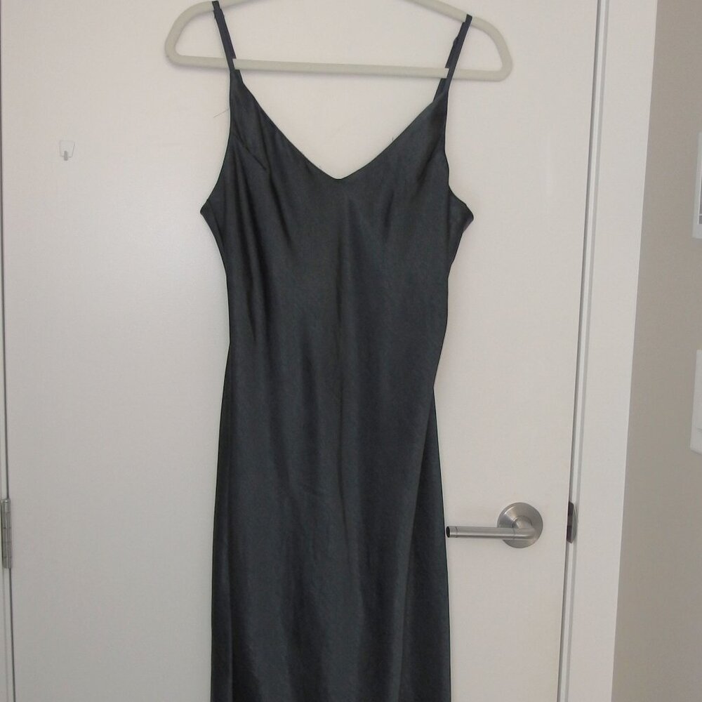 OAK + FORT - Midi Slip on Satin Dress